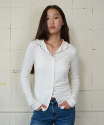 FREESTYLE BUTTON LONG SLEEVE IVORY