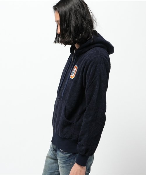 HYSTERIC GLAMOUR（ヒステリックグラマー）の「DETROITワッペン PK（パーカー・メンズ・ネイビー/トップグレー/ブラック・SMALL/MEDIUM/LARGE）」の20枚目の写真