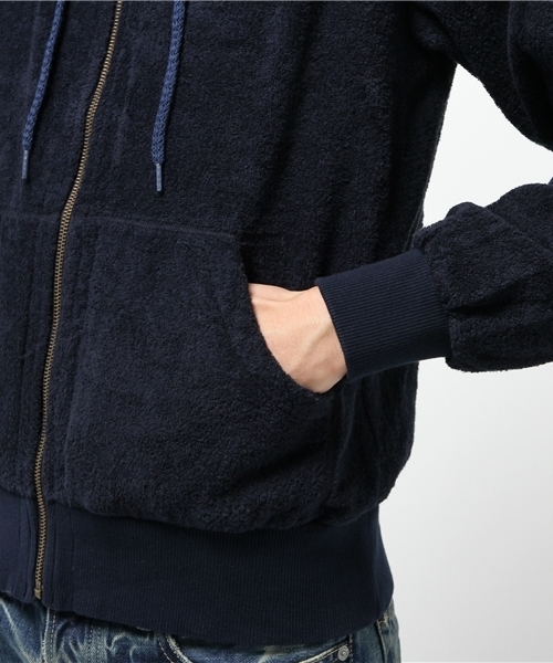 HYSTERIC GLAMOUR（ヒステリックグラマー）の「DETROITワッペン PK（パーカー・メンズ・ネイビー/トップグレー/ブラック・SMALL/MEDIUM/LARGE）」の12枚目の写真