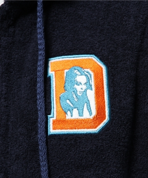 HYSTERIC GLAMOUR（ヒステリックグラマー）の「DETROITワッペン PK（パーカー・メンズ・ネイビー/トップグレー/ブラック・SMALL/MEDIUM/LARGE）」の13枚目の写真