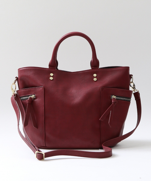 interstaple（インターステイプル）の「SOEUR/ｻｲﾄﾞﾎﾟｹｯﾄｼｮﾙﾀﾞｰ（ショルダーバッグ・レディース・ブラック/グリーン/ベージュ/ライトグレー/ダークグレー/ワインレッド/キャメル・FREE）」の8枚目の写真