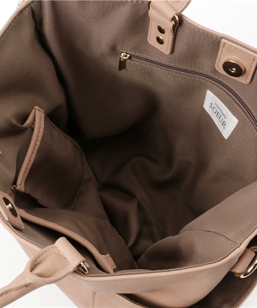 interstaple（インターステイプル）の「SOEUR/ｻｲﾄﾞﾎﾟｹｯﾄｼｮﾙﾀﾞｰ（ショルダーバッグ・レディース・ブラック/グリーン/ベージュ/ライトグレー/ダークグレー/ワインレッド/キャメル・FREE）」の20枚目の写真