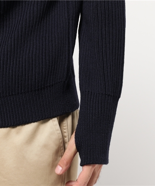 Andersen-Andersen（アンデルセンアンデルセン）の「ANDERSEN-ANDERSEN / アンデルセンアンデルセン : THE NAVY タートルネックニット#（ニット/セーター・メンズ・ベージュ/ネイビー/ブラック/ホワイト・SMALL/X-SMALL/MEDIUM）」の9枚目の写真