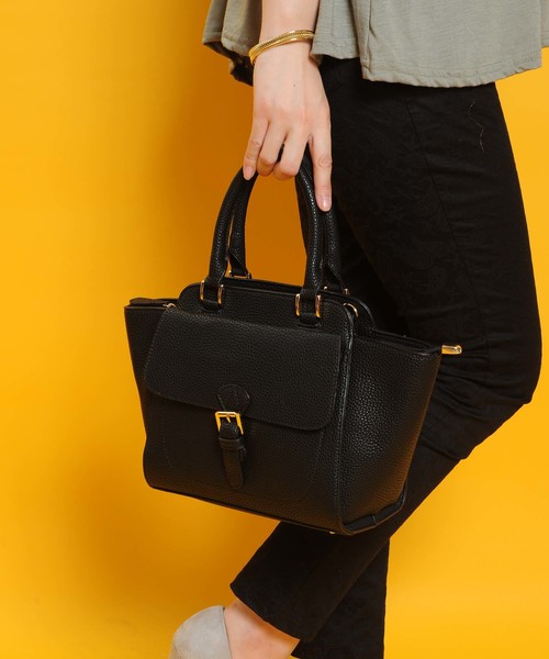 PLAIN CLOTHING（プレーンクロージング）の「ミドルハンドバッグ【PLAIN CLOTHING】（ハンドバッグ・レディース・ベージュ/バーガンディー/ブラウン/カーキ/ブラック・FREE）」の19枚目の写真