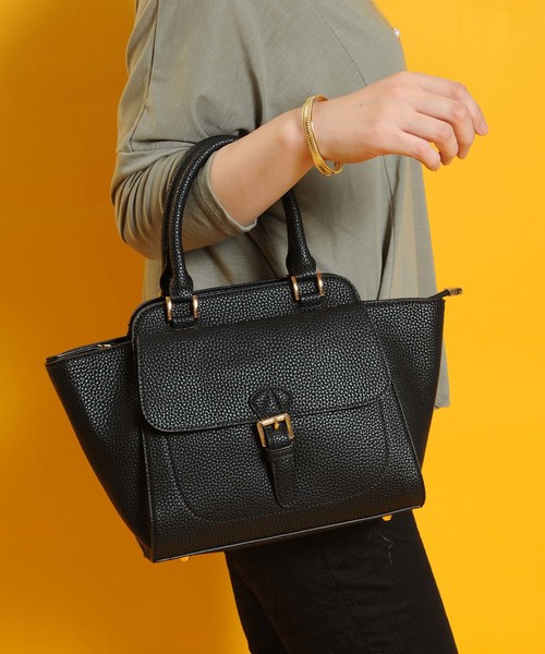 PLAIN CLOTHING（プレーンクロージング）の「ミドルハンドバッグ【PLAIN CLOTHING】（ハンドバッグ・レディース・ベージュ/バーガンディー/ブラウン/カーキ/ブラック・FREE）」の20枚目の写真