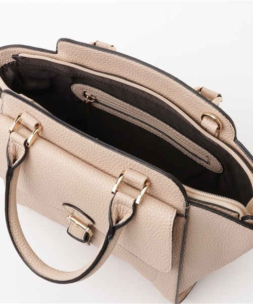 PLAIN CLOTHING（プレーンクロージング）の「ミドルハンドバッグ【PLAIN CLOTHING】（ハンドバッグ・レディース・ベージュ/バーガンディー/ブラウン/カーキ/ブラック・FREE）」の9枚目の写真