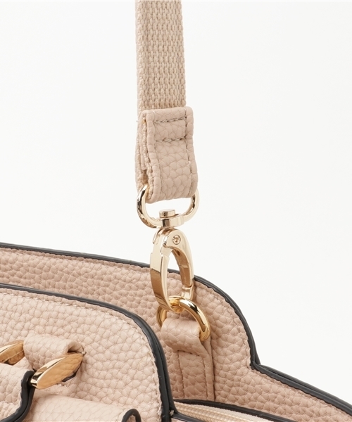 PLAIN CLOTHING（プレーンクロージング）の「ミドルハンドバッグ【PLAIN CLOTHING】（ハンドバッグ・レディース・ベージュ/バーガンディー/ブラウン/カーキ/ブラック・FREE）」の10枚目の写真