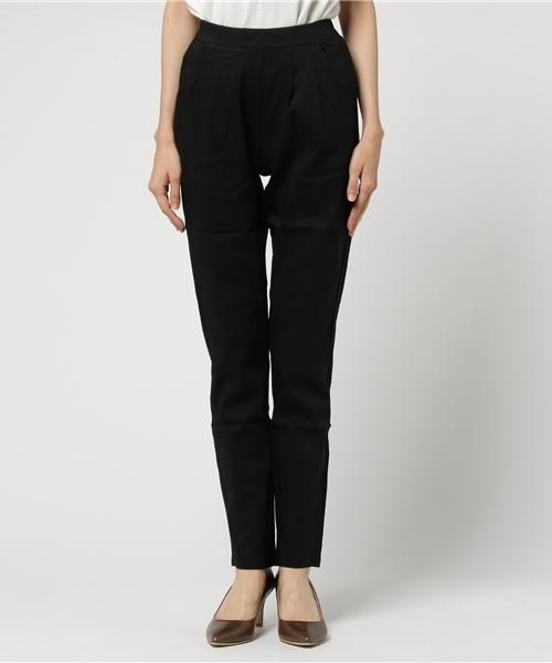 KOBE LETTUCE(コウベレタス)の「ウエストゴムテーパードスキニーパンツ(その他パンツ・レディース・ベージュ/ネイビー/ブラック/キャメル/ボルドー/チャコールグレー/ダークオレンジ/カーキ/ブルー系その他/ピンク/ライトグレー/ライトブルー/オフホワイト/イエロー/レッド系その他/グレー/ブルー系その他2/ブルー系その他3/ブラウン・S/M/L)」の20枚目の写真