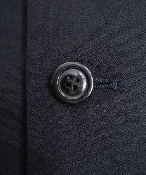 MONO-MART(モノマート)の「TRストレッチスーツ地ステンカラーコート(ステンカラーコート・メンズ・ベージュ/ネイビー/チャコールグレー/ブラウン/ブラック/ブラック系その他/グレー・M/L)」の12枚目の写真