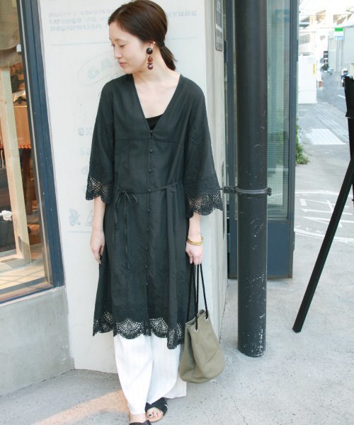 Slobe Iena スローブイエナ の ケミカルレース スカラ ガウンワンピース ワンピース Wear