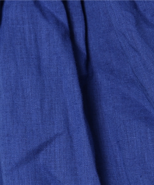 LBC(エルビーシー)の「リネンコットンギャザースカート (スカート・レディース・グレー/ブルー・MEDIUM/LARGE)」の9枚目の写真