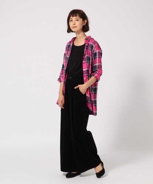 GLOBAL WORK（グローバルワーク）の「【抗菌防臭】バックフラワーレースタンク/764068（タンクトップ・レディース・ネイビー/ダークブラウン/ベージュ系その他/ワインレッド/ホワイト/ブラック・SMALL/LARGE/MEDIUM）」の7枚目の写真