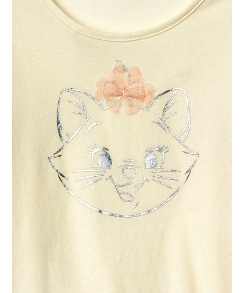 GAP(ギャップ)の「Babygap | Disney Baby エンベリッシュ ベルスリーブTシャツ(Tシャツ/カットソー・キッズ・グレー系その他/ベビーピンク・80cm/95cm/100cm/105cm/110cm/90cm)」の4枚目の写真