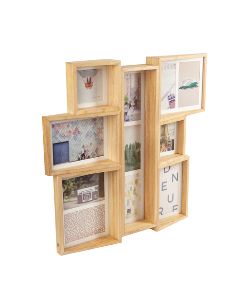 Umbra（アンブラ）の「umbra/エッジ マルチウォールフォトフレーム ナチュラル（フォトフレーム・レディース・ナチュラル・ONE SIZE）」の2枚目の写真