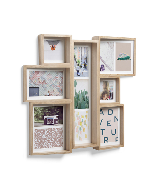 Umbra（アンブラ）の「umbra/エッジ マルチウォールフォトフレーム ナチュラル（フォトフレーム・レディース・ナチュラル・ONE SIZE）」の5枚目の写真