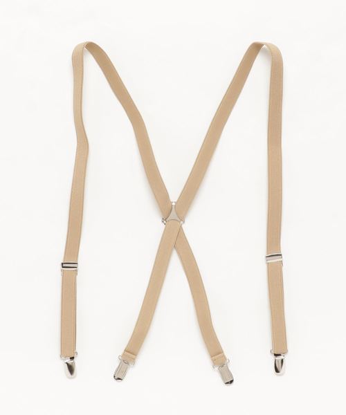 LUON（ルオン）の「【LUON】ゴムサスペンダー（サスペンダー・レディース・ブラック/ベージュ/ネイビー/イエロー/グリーン/ブラウン/レッド/カーキ/ホワイト/ワインレッド・FREE）」の4枚目の写真