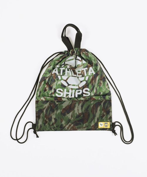 SHIPS(シップス)の「ATHLETA×SHIPS KIDS:ランドリー バッグ(バックパック/リュック・キッズ・ブルー/イエロー/オリーブ・ONE SIZE)」の2枚目の写真