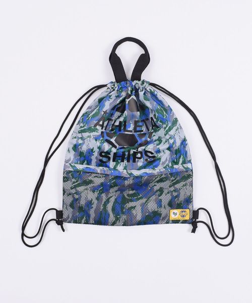 SHIPS(シップス)の「ATHLETA×SHIPS KIDS:ランドリー バッグ(バックパック/リュック・キッズ・ブルー/イエロー/オリーブ・ONE SIZE)」の3枚目の写真