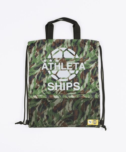 SHIPS(シップス)の「ATHLETA×SHIPS KIDS:ランドリー バッグ(バックパック/リュック・キッズ・ブルー/イエロー/オリーブ・ONE SIZE)」の13枚目の写真