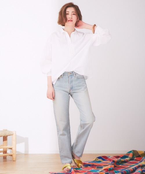 Abahouse Devinette（ドゥヴィネット）の「ヴィンテージギャザーブラウス（シャツ/ブラウス・レディース・ホワイト/ブラック・FREE）」の14枚目の写真