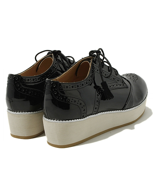 Another Edition（アナザーエディション）の「AE ThickSole LaceUP（その他シューズ・レディース・オフホワイト/ブラック・SMALL/MEDIUM/LARGE）」の5枚目の写真