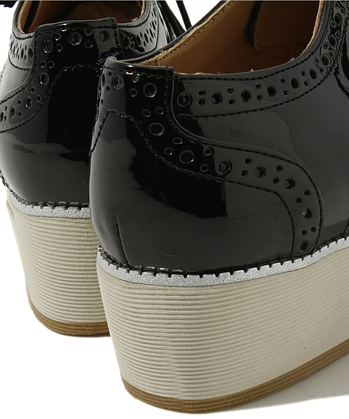 Another Edition（アナザーエディション）の「AE ThickSole LaceUP（その他シューズ・レディース・オフホワイト/ブラック・SMALL/MEDIUM/LARGE）」の9枚目の写真