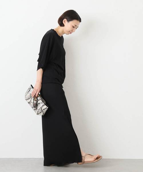 Deuxieme Classe（ドゥーズィエムクラス）の「◇CALUX MODAL Tシャツ（Tシャツ/カットソー・レディース・ホワイト/ブラック/カーキ・FREE）」の17枚目の写真