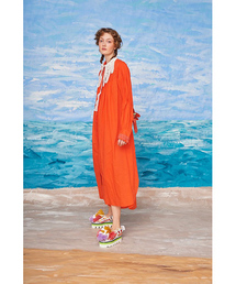 TSUMORI CHISATO ストライプ ノースリーブ ワンピース　ドレス TSUMORI CHISATO ストライプ ノースリーブ ワンピース ドレス