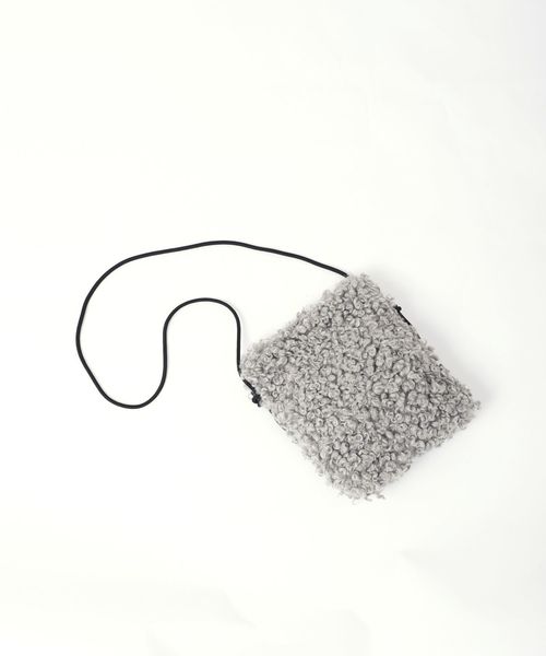 Khaju（カージュ）の「Khaju:カーリーポシェット◇（ショルダーバッグ・レディース・ライトグレー/ナチュラル/キャメル・ONE SIZE）」の8枚目の写真