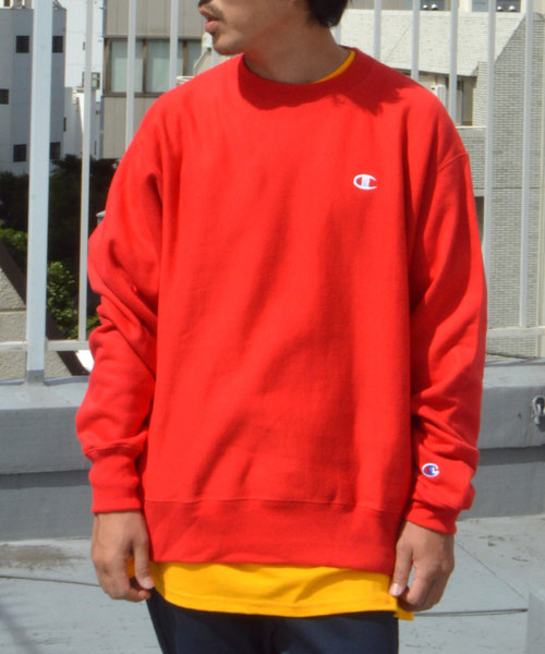 Champion（チャンピオン）の「【champion】GF70 REVERSE WEAVE CREW（スウェット・メンズ・ブラック/パープル/グレー/グリーン/レッド・M/L/XL/S）」の5枚目の写真