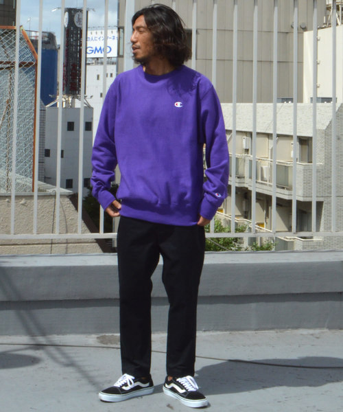 Champion（チャンピオン）の「【champion】GF70 REVERSE WEAVE CREW（スウェット・メンズ・ブラック/パープル/グレー/グリーン/レッド・M/L/XL/S）」の14枚目の写真
