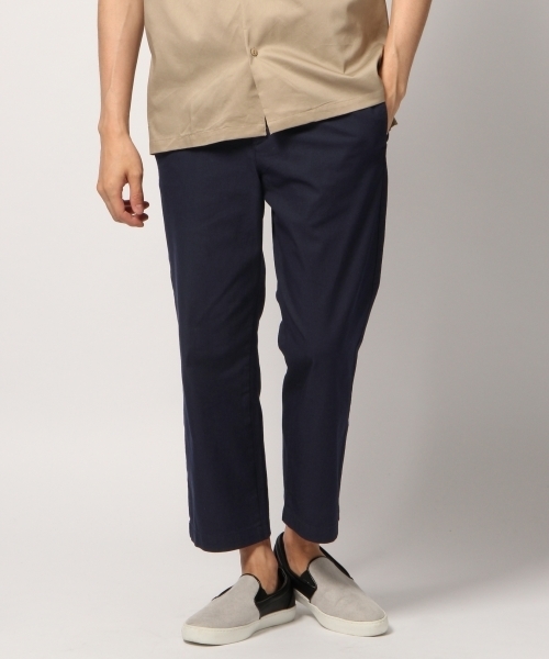 GLOBAL WORK（グローバルワーク）の「ストレッチチノクロップトパンツ/800251（その他パンツ・メンズ・カーキ/ネイビー/ベージュ系その他3・MEDIUM/LARGE/SMALL/X-LARGE）」の3枚目の写真