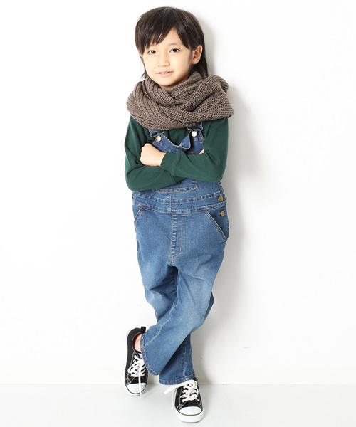 devirock(デビロック)の「無地ベーシックスヌード ネックウォーマー(ストール/ショール・キッズ・ブラック/モカ/ベージュ/ワイン/ネイビー/杢グレー・ONE SIZE)」の9枚目の写真