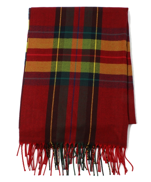 Ray BEAMS(レイビームス)の「□CORNILLON / タータンチェック ストール(マフラー・レディース・レッド/ネイビー・ONE SIZE)」の5枚目の写真