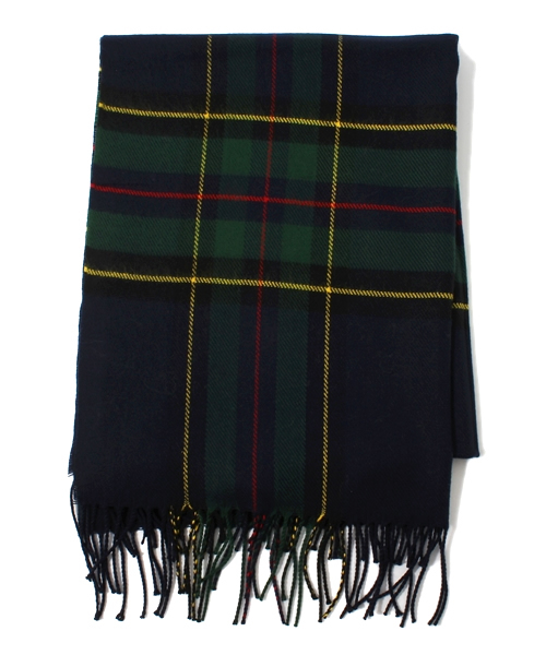 Ray BEAMS(レイビームス)の「□CORNILLON / タータンチェック ストール(マフラー・レディース・レッド/ネイビー・ONE SIZE)」の1枚目の写真
