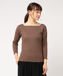 flower | レディリブニット(Tシャツ/カットソー)