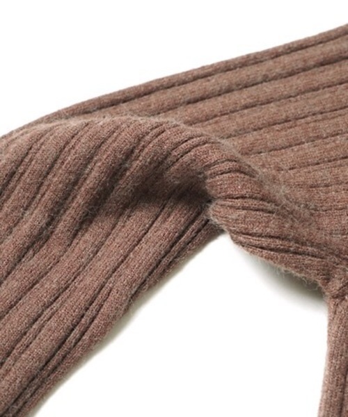 flower（フラワー）の「レディリブニット（Tシャツ/カットソー・レディース・ブラック/ブラウン/アイボリー・FREE）」の20枚目の写真