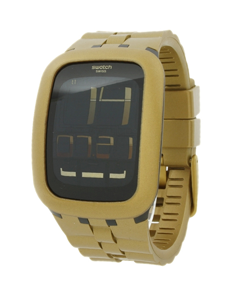 BEAUTY&YOUTH UNITED ARROWS(ビューティーアンドユースユナイテッドアローズ)の「<SWATCH> DIGITAL GOLD BUMP¨§(アナログ腕時計・メンズ・ゴールド・ONE)」の1枚目の写真