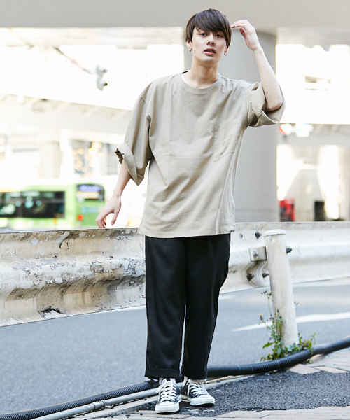 kutir（クティール）の「リラックスクロップドテーパードパンツ（スラックス・メンズ・ブラック/グレー系その他/ベージュ系その他・SMALL/MEDIUM/LARGE）」の18枚目の写真