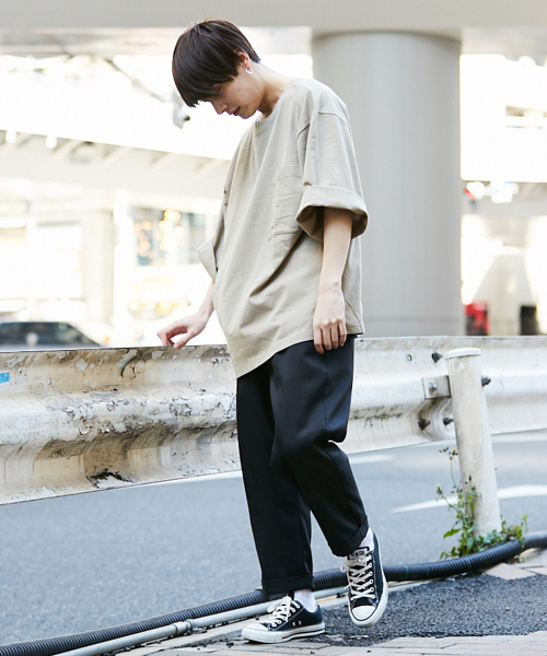 kutir（クティール）の「リラックスクロップドテーパードパンツ（スラックス・メンズ・ブラック/グレー系その他/ベージュ系その他・SMALL/MEDIUM/LARGE）」の16枚目の写真