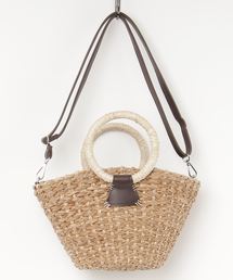 flower | ミニバスケットバッグ(かごバッグ)