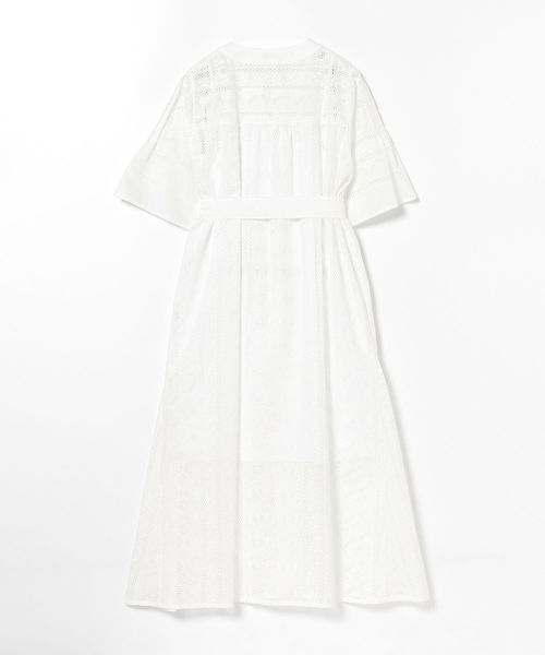Demi-Luxe BEAMS(デミルクス ビームス)の「AVERY ROW / 別注 レースガウンワンピース(ワンピース・レディース・ホワイト/ブラック・ONE SIZE)」の8枚目の写真