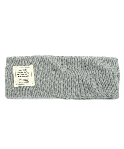 WEGO(ウィゴー)の「WEGO/コットンカラーヘアバンド(ヘアバンド・メンズ・ブラック/杢グレー/ネイビー/マスタード/レッド/オフホワイト/ブルー/ピンク/グリーン・FREE)」の4枚目の写真