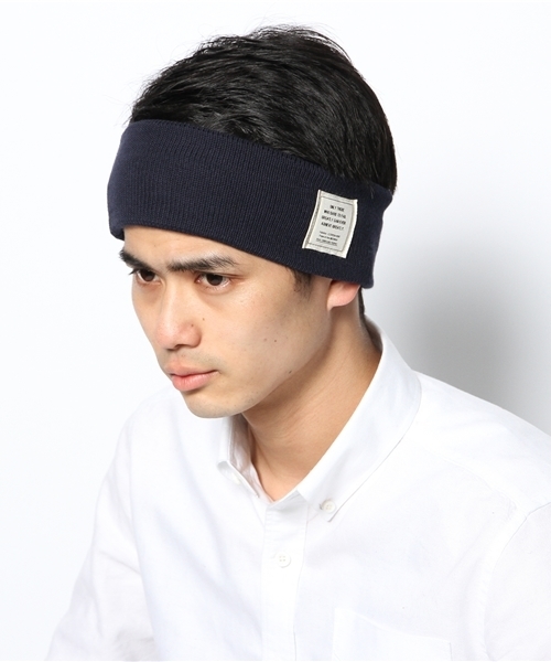 WEGO(ウィゴー)の「WEGO/コットンカラーヘアバンド(ヘアバンド・メンズ・ブラック/杢グレー/ネイビー/マスタード/レッド/オフホワイト/ブルー/ピンク/グリーン・FREE)」の10枚目の写真