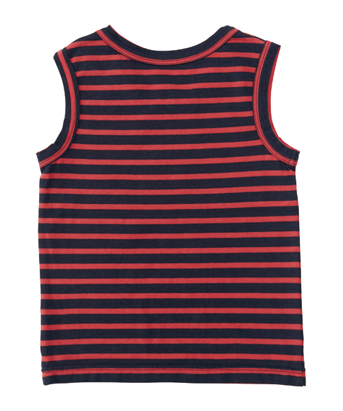 X-girl Stages（エックスガールステージス）の「BASIC TANK TOP  LOGO  (4T～7T)（タンクトップ・キッズ・ネイビー/ピンク/ブラック/ブルー・7T/6T/5T/4T）」の7枚目の写真