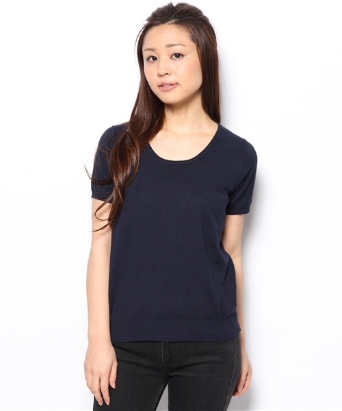 BEAMS LIGHTS Women's(ビームスライツ ウィメンズ)の「BEAMS LIGHTS / ウォッシャブル ハーフスリーブプルオーバー(ニット/セーター・レディース・オフホワイト/イエロー/ミント/ネイビー・ONE SIZE)」の3枚目の写真