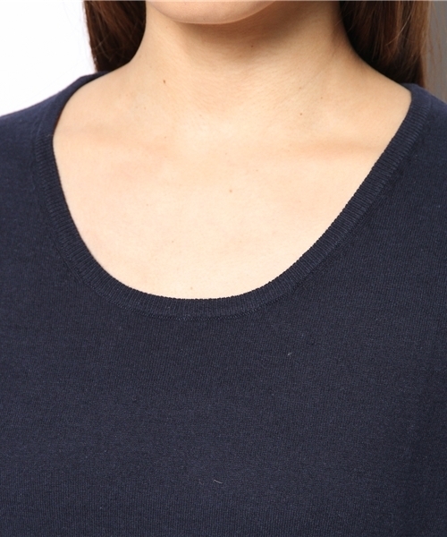 BEAMS LIGHTS Women's(ビームスライツ ウィメンズ)の「BEAMS LIGHTS / ウォッシャブル ハーフスリーブプルオーバー(ニット/セーター・レディース・オフホワイト/イエロー/ミント/ネイビー・ONE SIZE)」の7枚目の写真