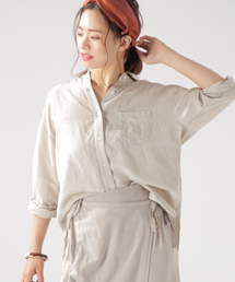BAYFLOW | リネンレーヨンシャツ(シャツ/ブラウス)