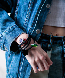 Anthe（アンテ）の「Anthe / acrylic charm hair gom (ヘアゴム）/ made in japan（ヘアゴム）」