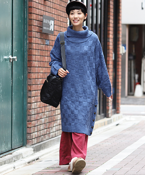 ビッグ割引即出荷 15号 セール 15号 チチカカ チチカカ のワンピース バスケット編みニットワンピース ワンピース チチカカ チチカカ のファッション